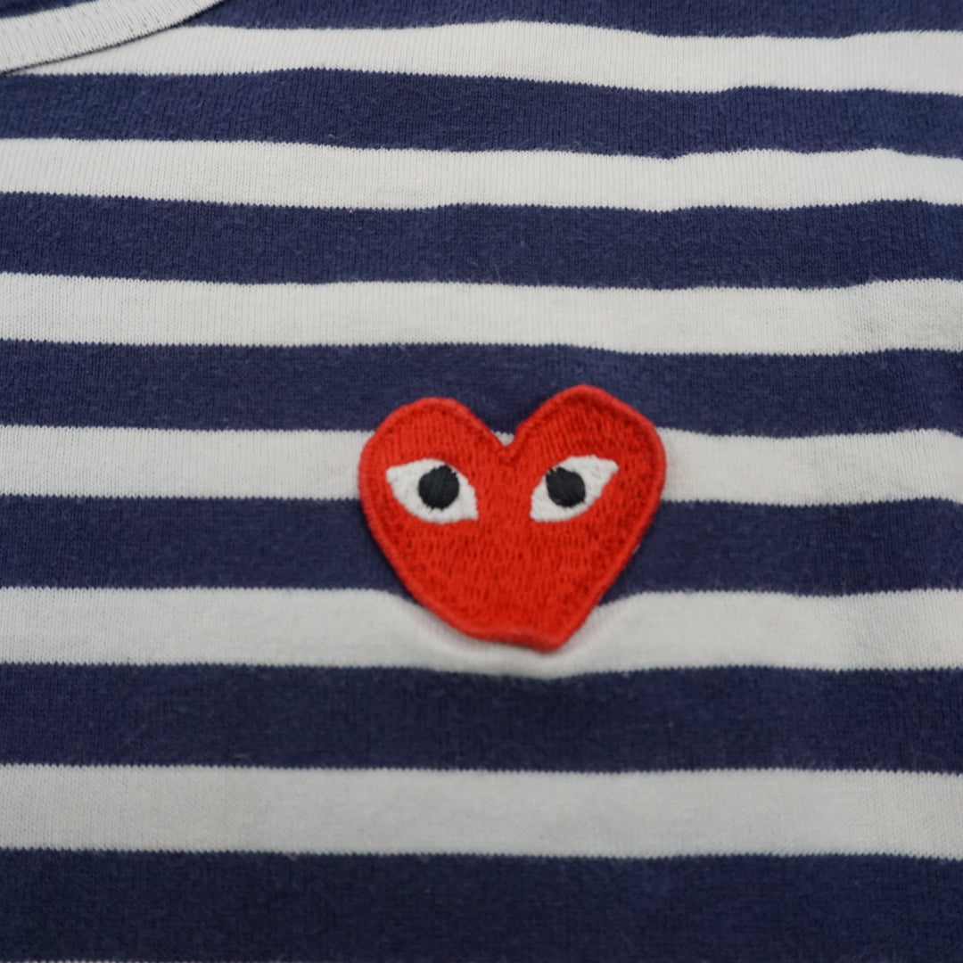 Comme des Garçons Play Striped Shirt Long Sleeve