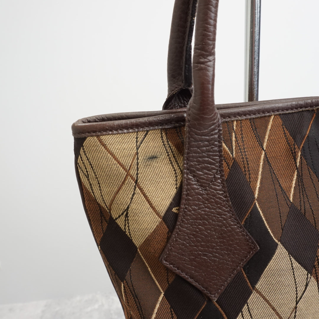 2000s Vivienne Westwood Patterned Handbag