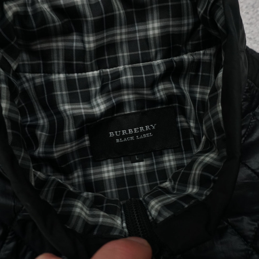 2000s Burberry Black Label Quilted Jacket