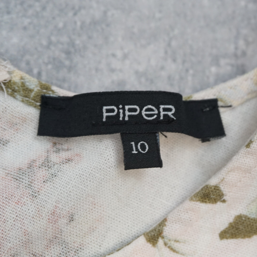 Piper Floral Ruffle Dress