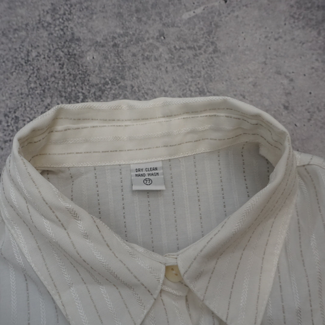 2000s Lightweight Striped Button Up