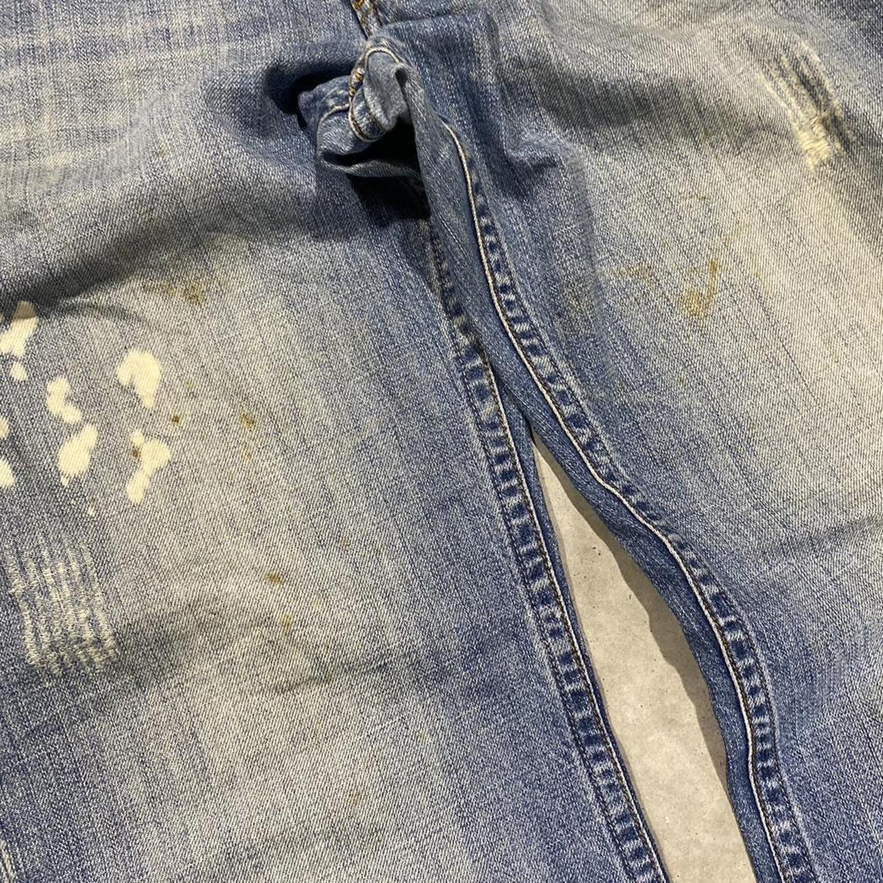 2000s Quiksilver Paint Splatter Jeans