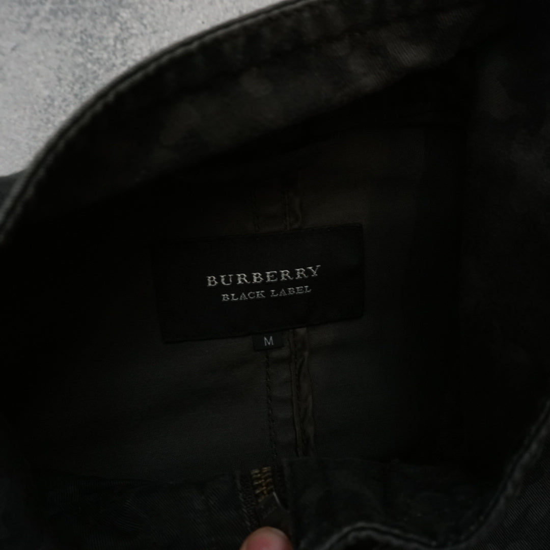 2000s Burberry Black Label Camo Military Jacket