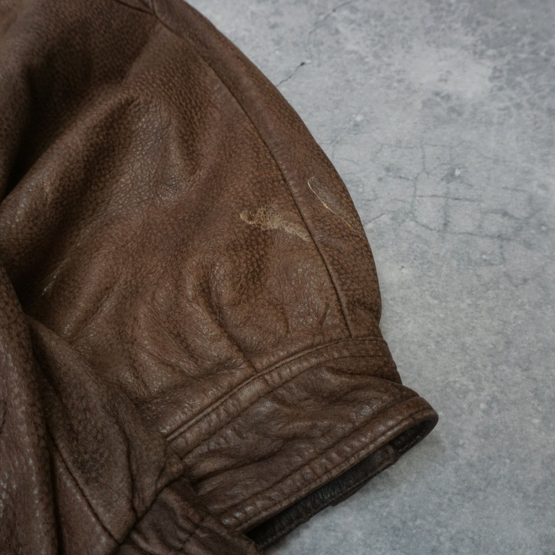 90s Wilson's Adventure Bound Leather Jacket