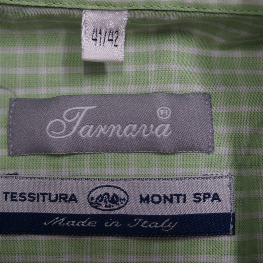 Tarnava Check Contrast Cuff Shirt