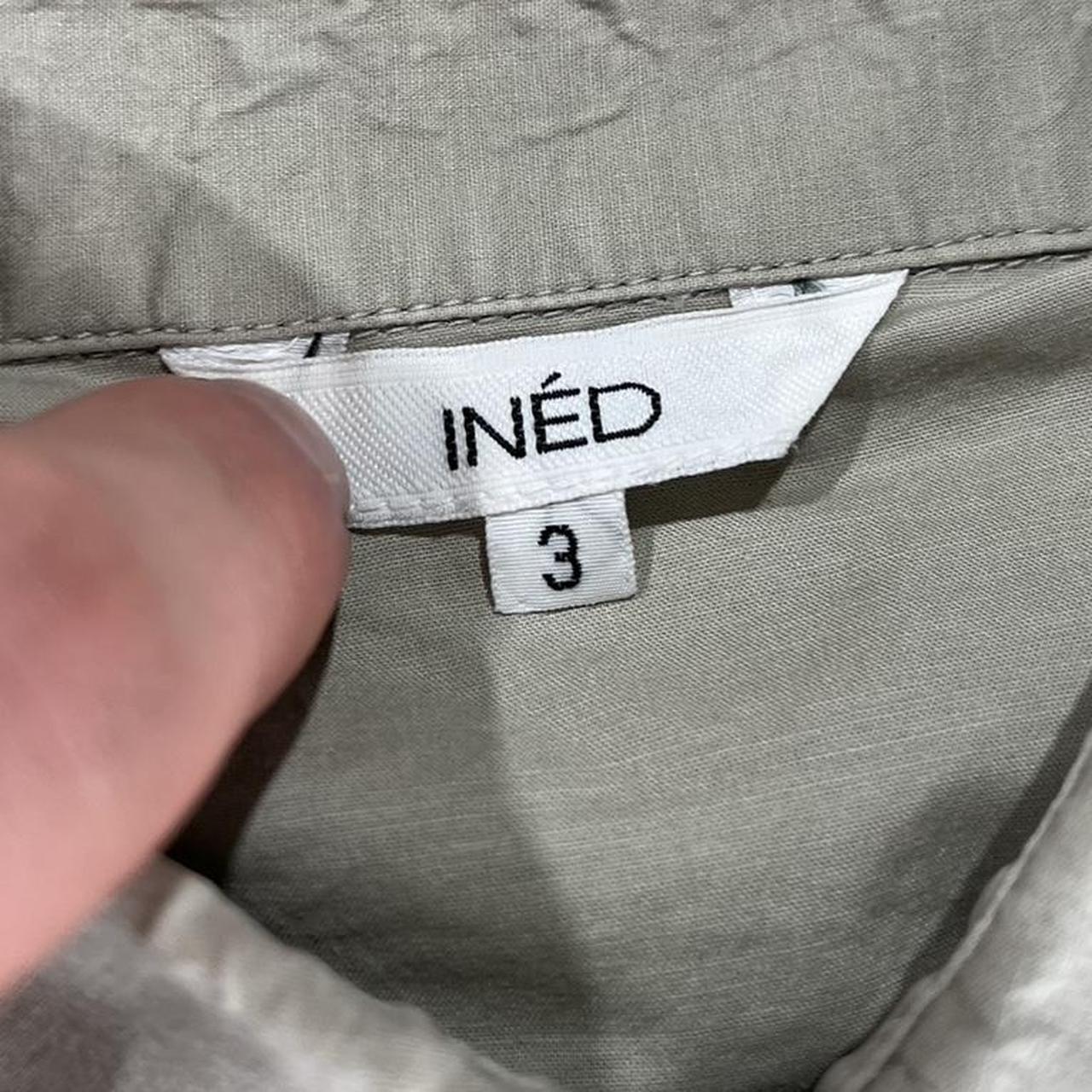 2000s INED Satin Button Up