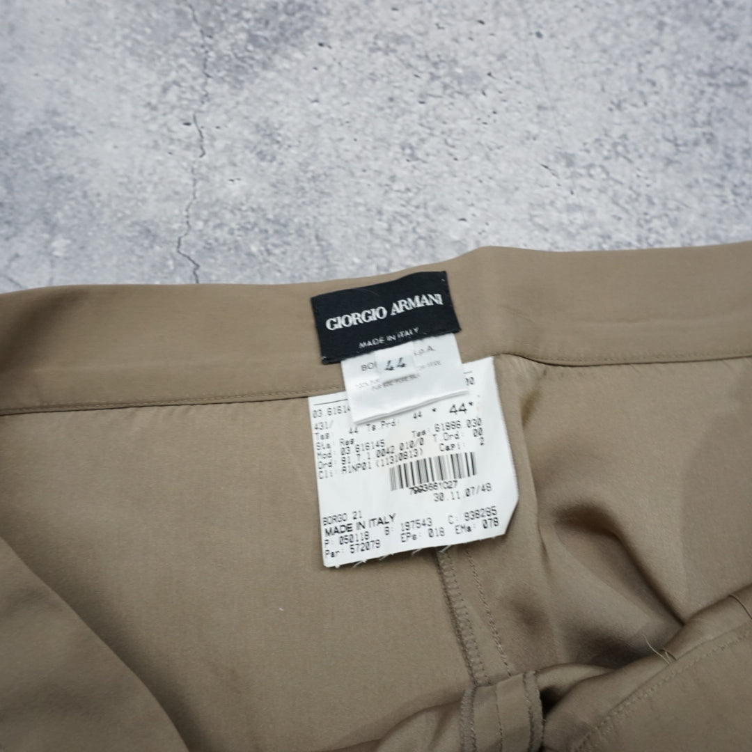 2000s Giorgio Armani Tailored Wide Leg Pants