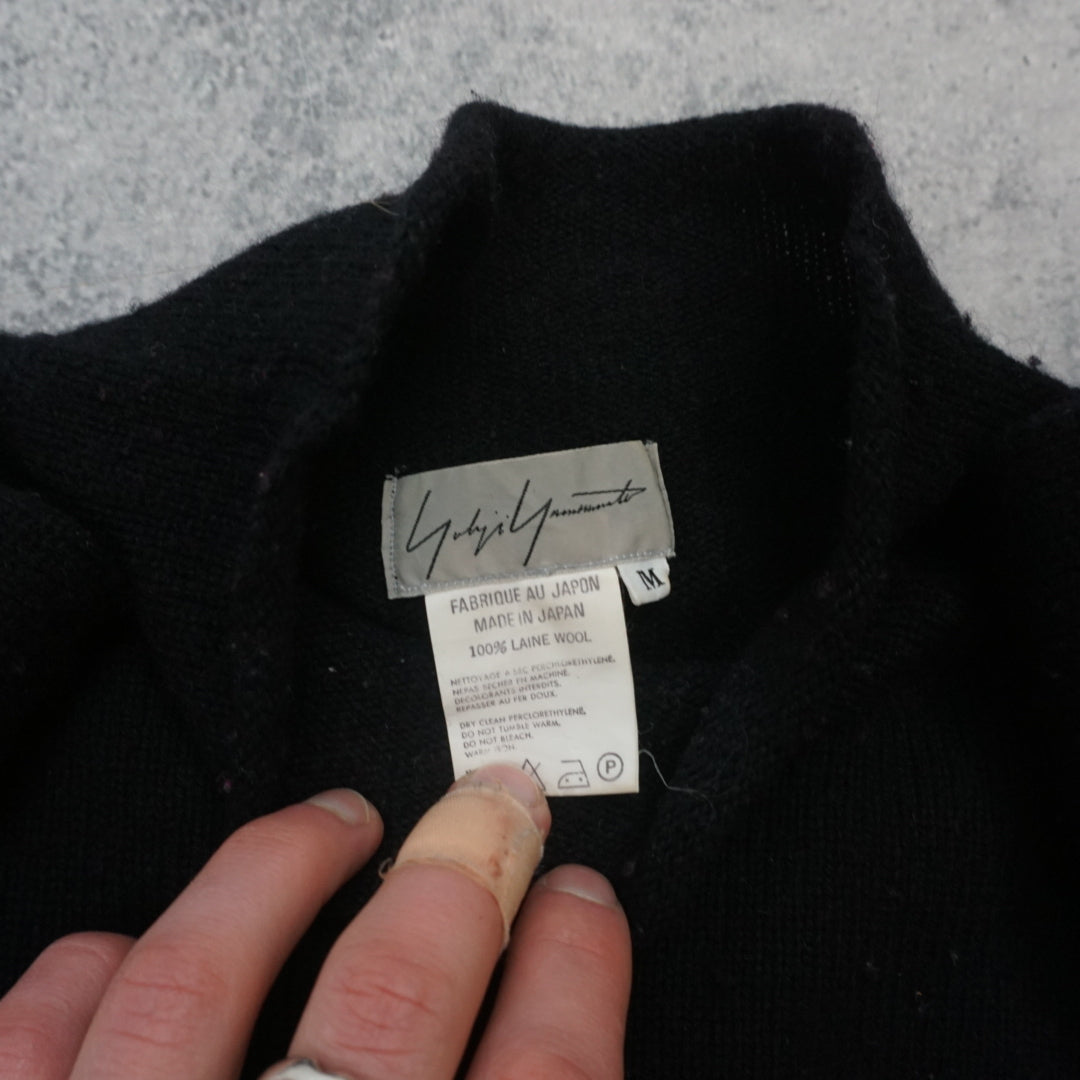 90s Yohji Yamamoto Mockneck Wool Sweater