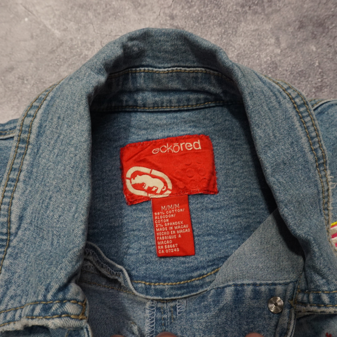2000s Ecko Red Denim Vest