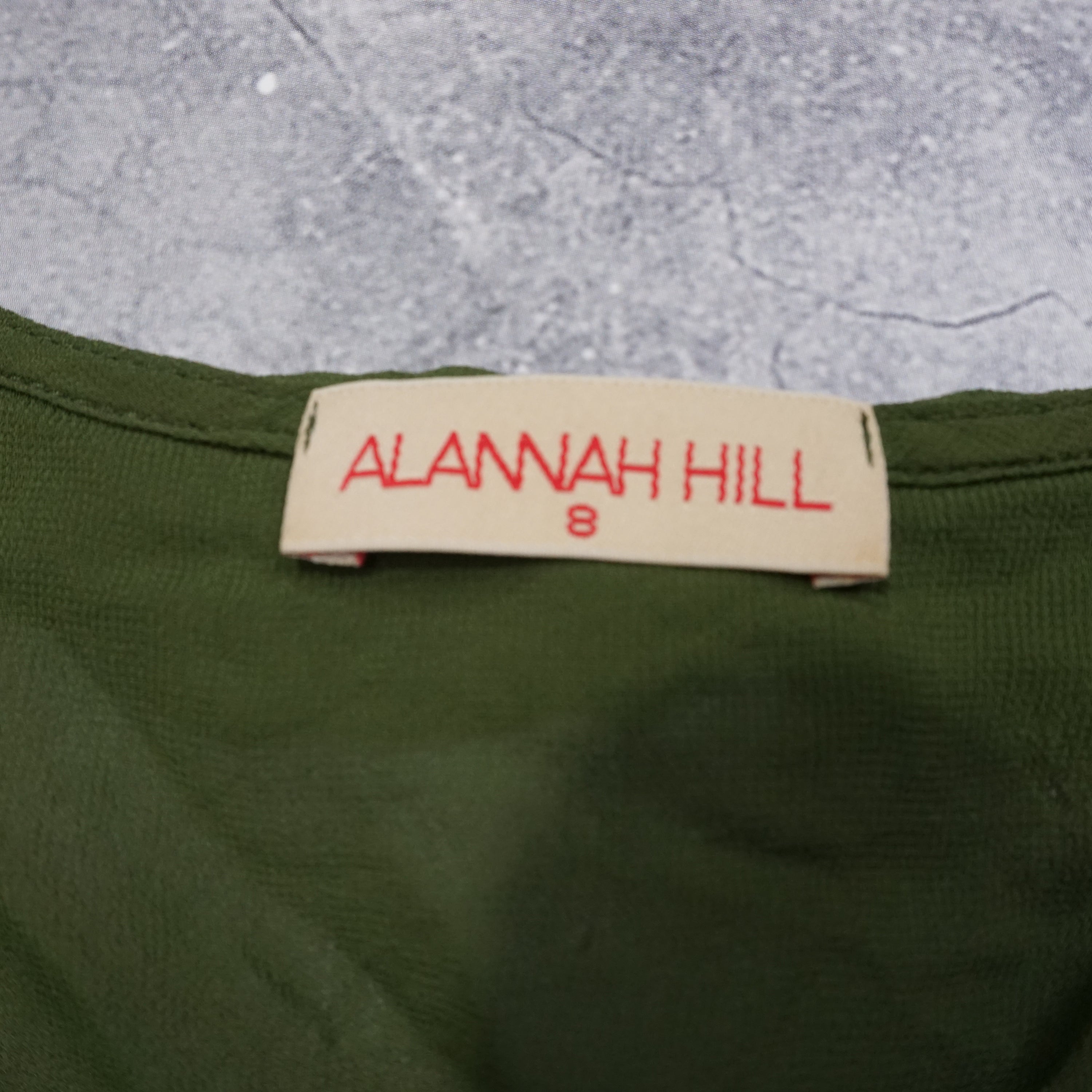 2000s Alannah Hill Frilled Tie Up Top