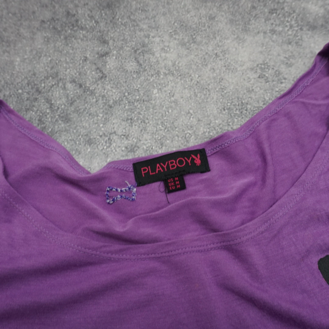 2000s Playboy Graphic Top