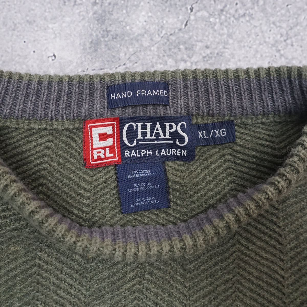 90s Chaps x Ralph Lauren Knitted Crewneck Sweater