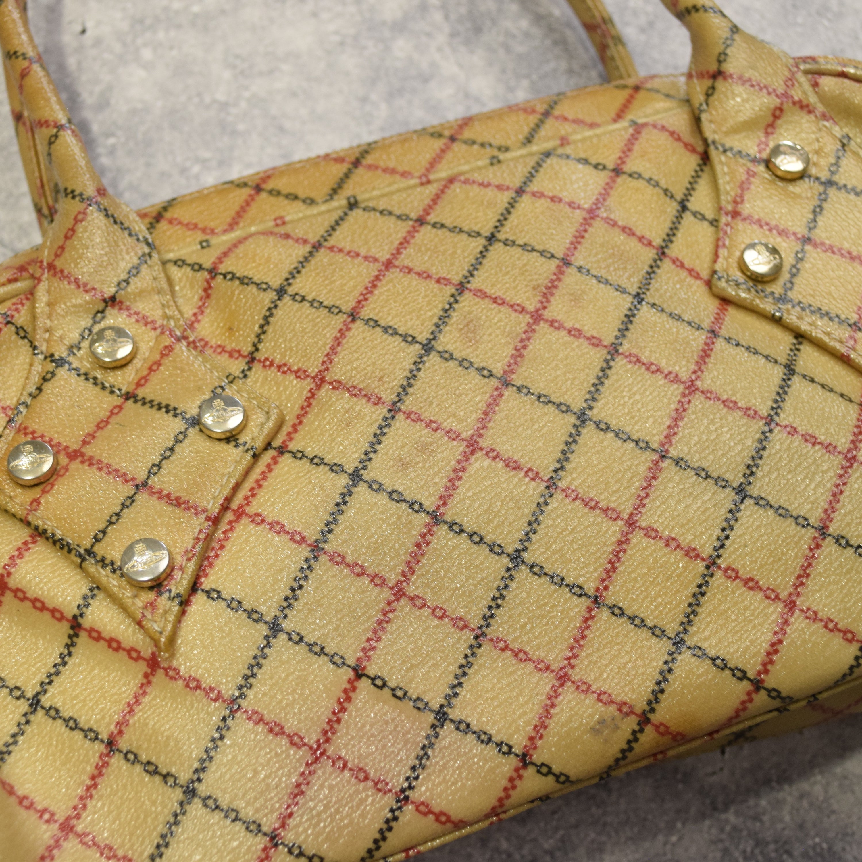 Vivienne Westwood Leather Patterned Handbag