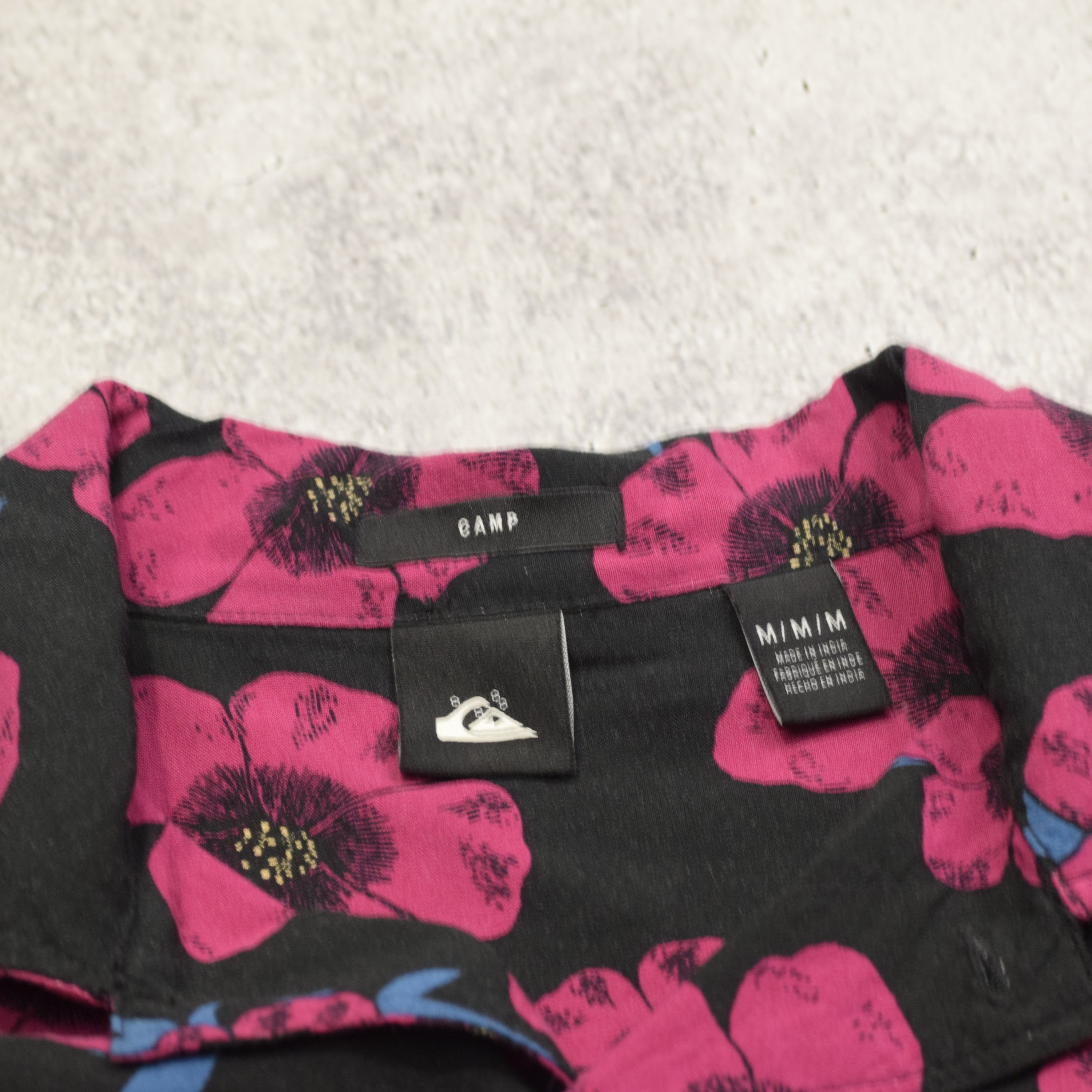 2000s Quiksilver Floral Print Button Up