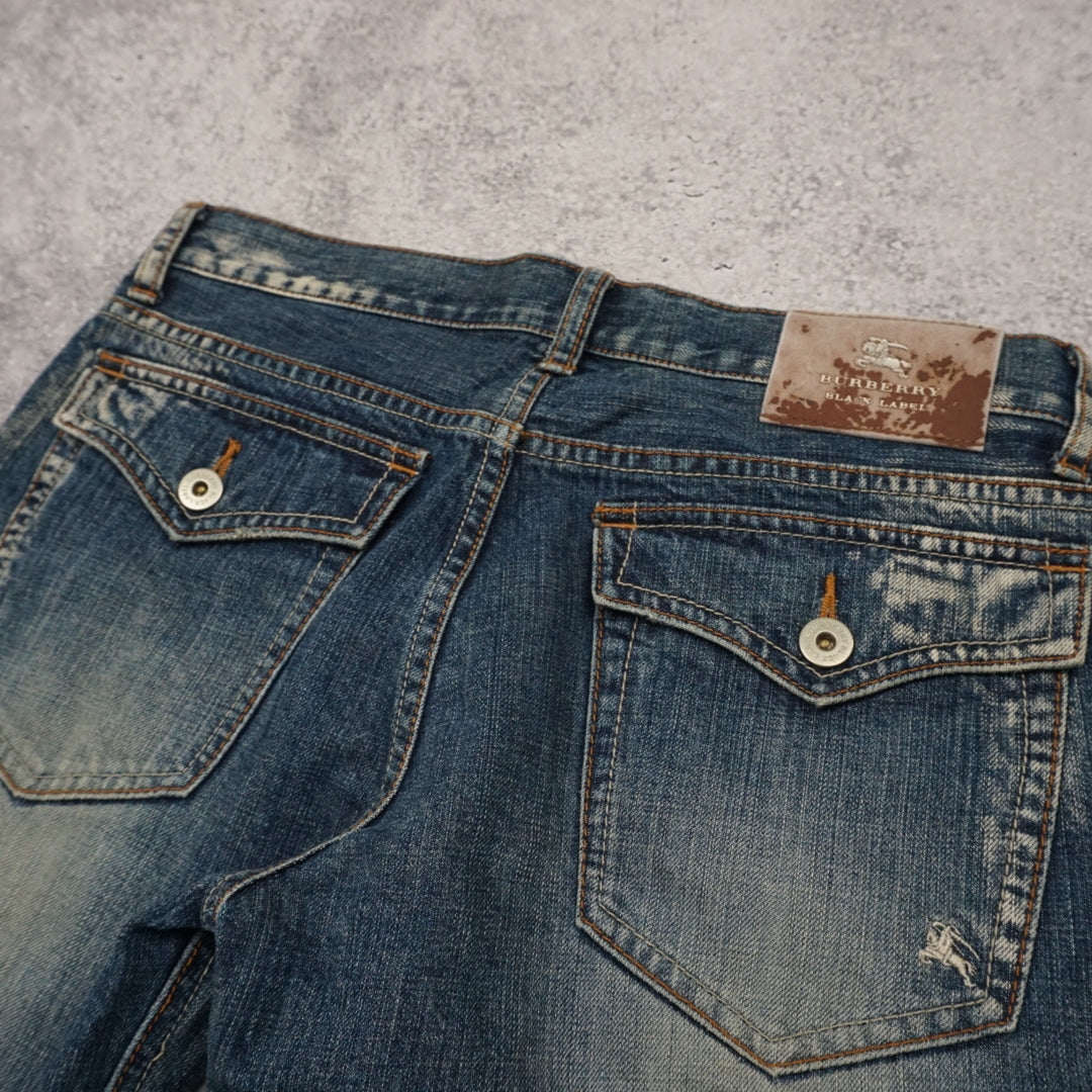 2000s Burberry Black Label Straight Fit Jeans