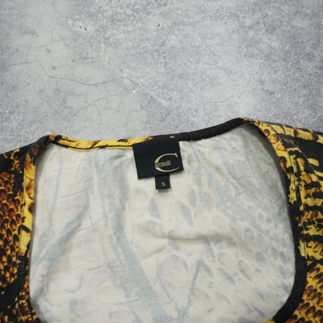 2000s Just Cavalli Patterned Top