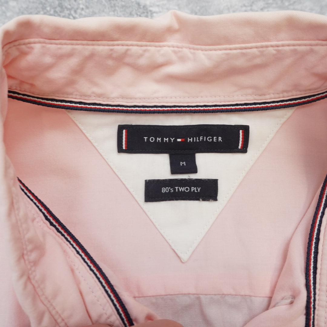 80s Tommy Hilfiger 80's Two Ply Button Up