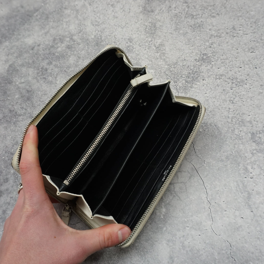 Balenciaga Leather Zip Wallet
