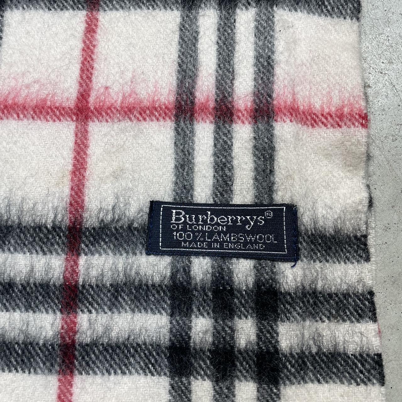 90s Burberrys Plaid Scarf