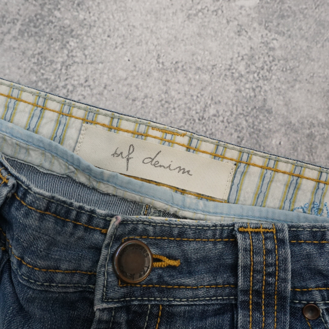 2000s sf denim Skirt