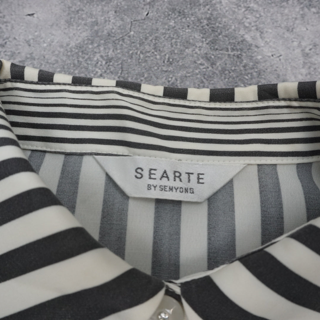Searte By Semyong Striped Blouse