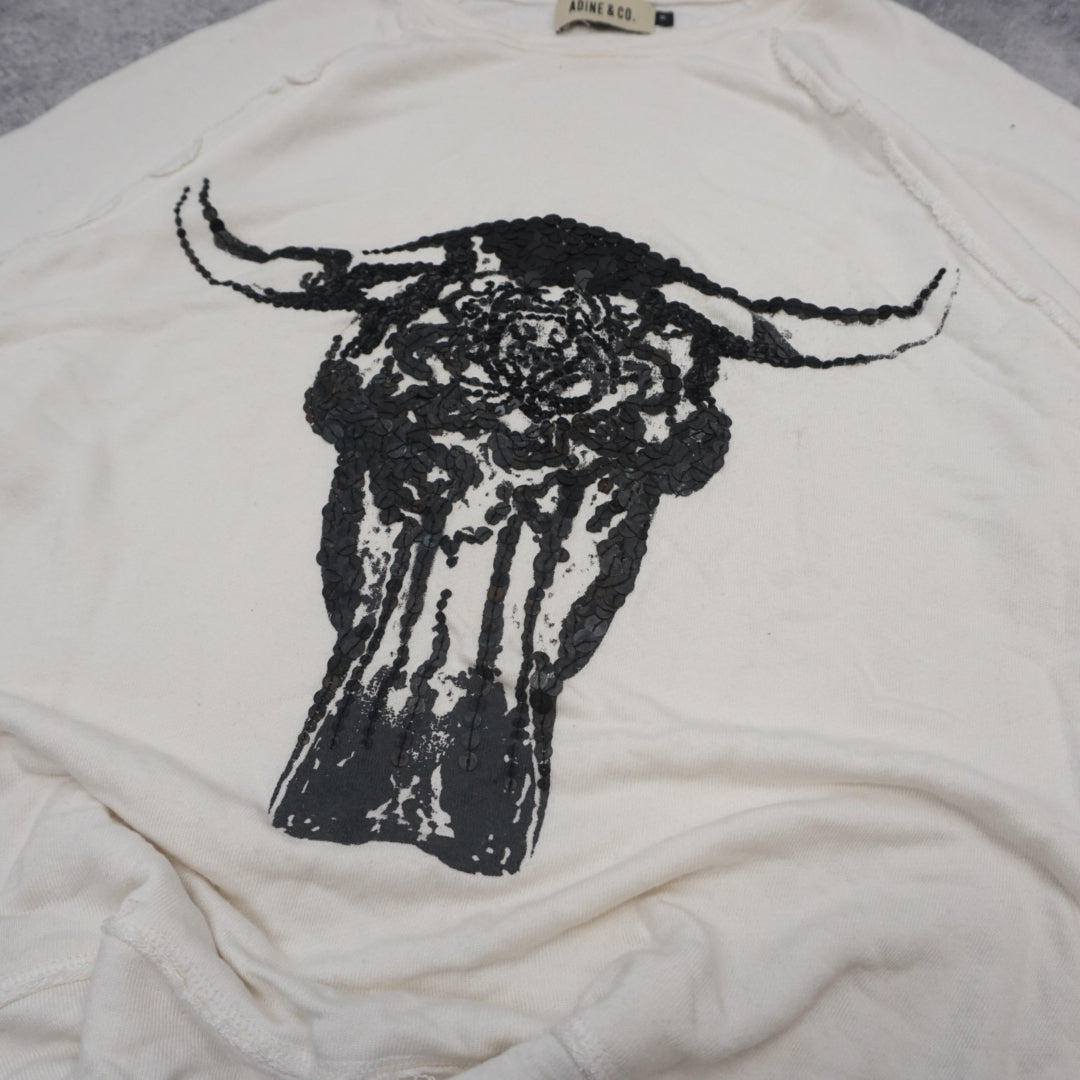 Adine & Co. Bull Graphic Top