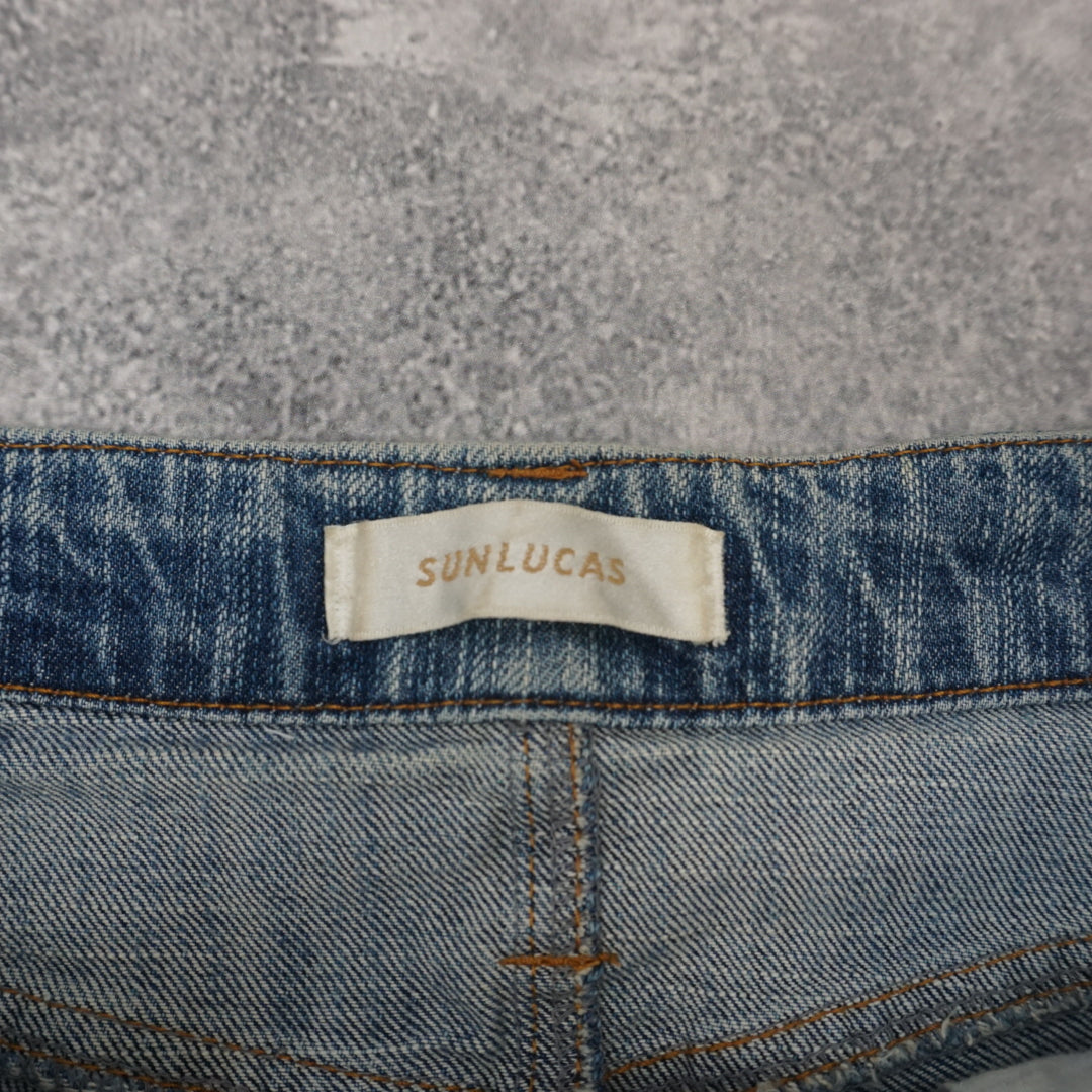 2000s Sunlucas Denim Mini Skirt Mini Skirt