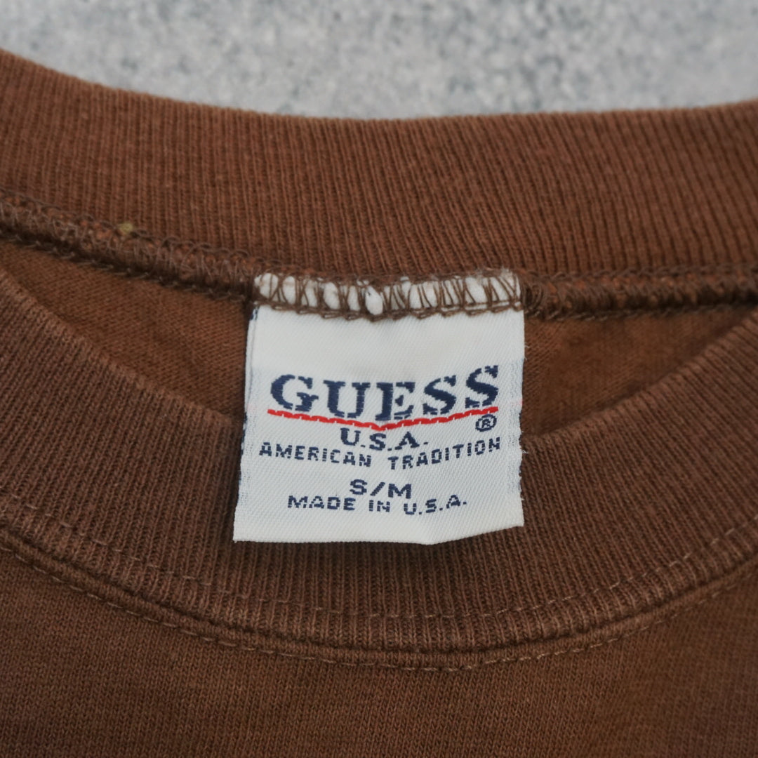 90s Guess Cropped Graphic T-Shirt