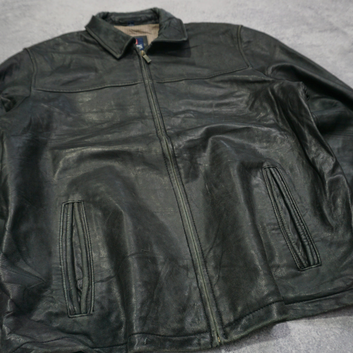 2000s Ralph Lauren CHAPS Leather Jacket