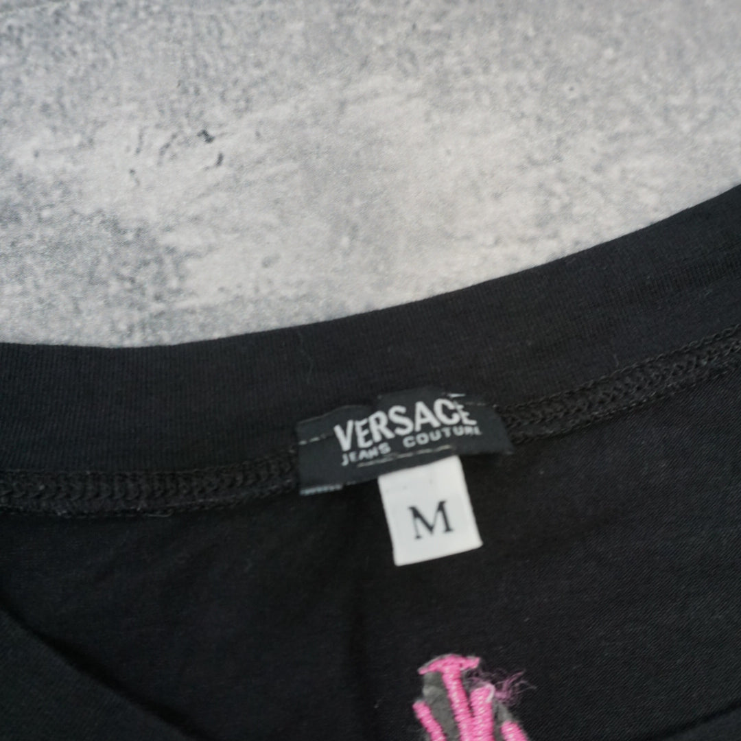 2000s Versace Jeans Couture I Love VJC Graphic T-Shirt