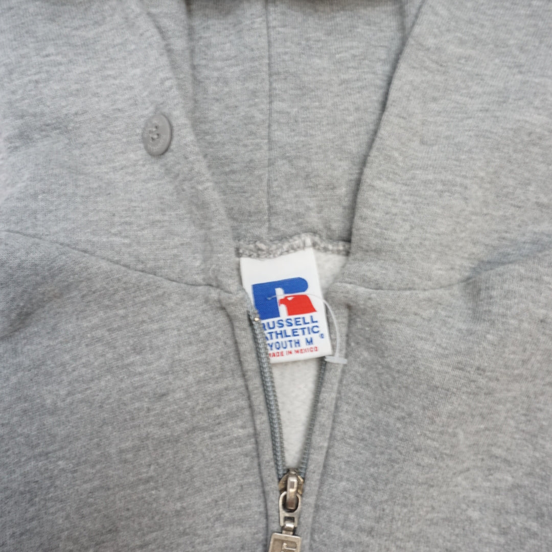 90s Russell Athletic Grey Zip Up Zip Up