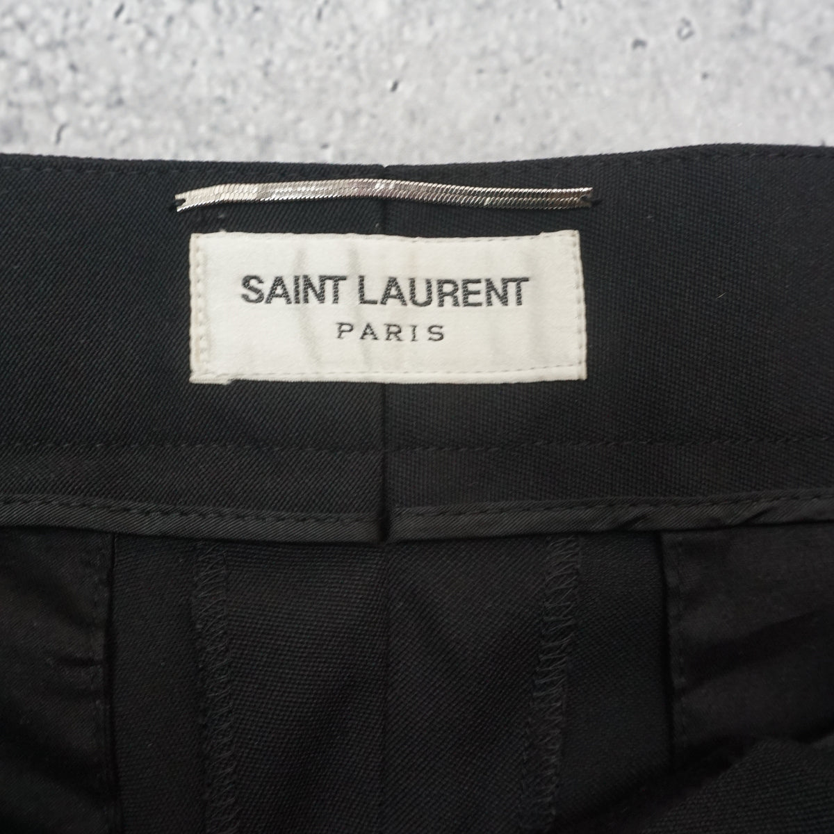 Saint Laurent Paris Straight Leg Suit Pants