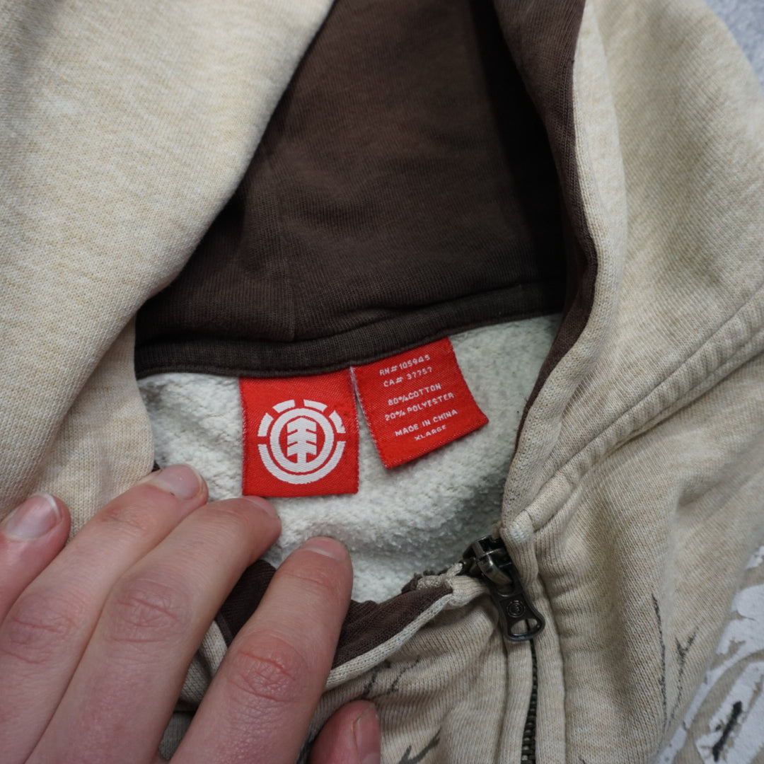 2000s Element Zip Up Hoodie