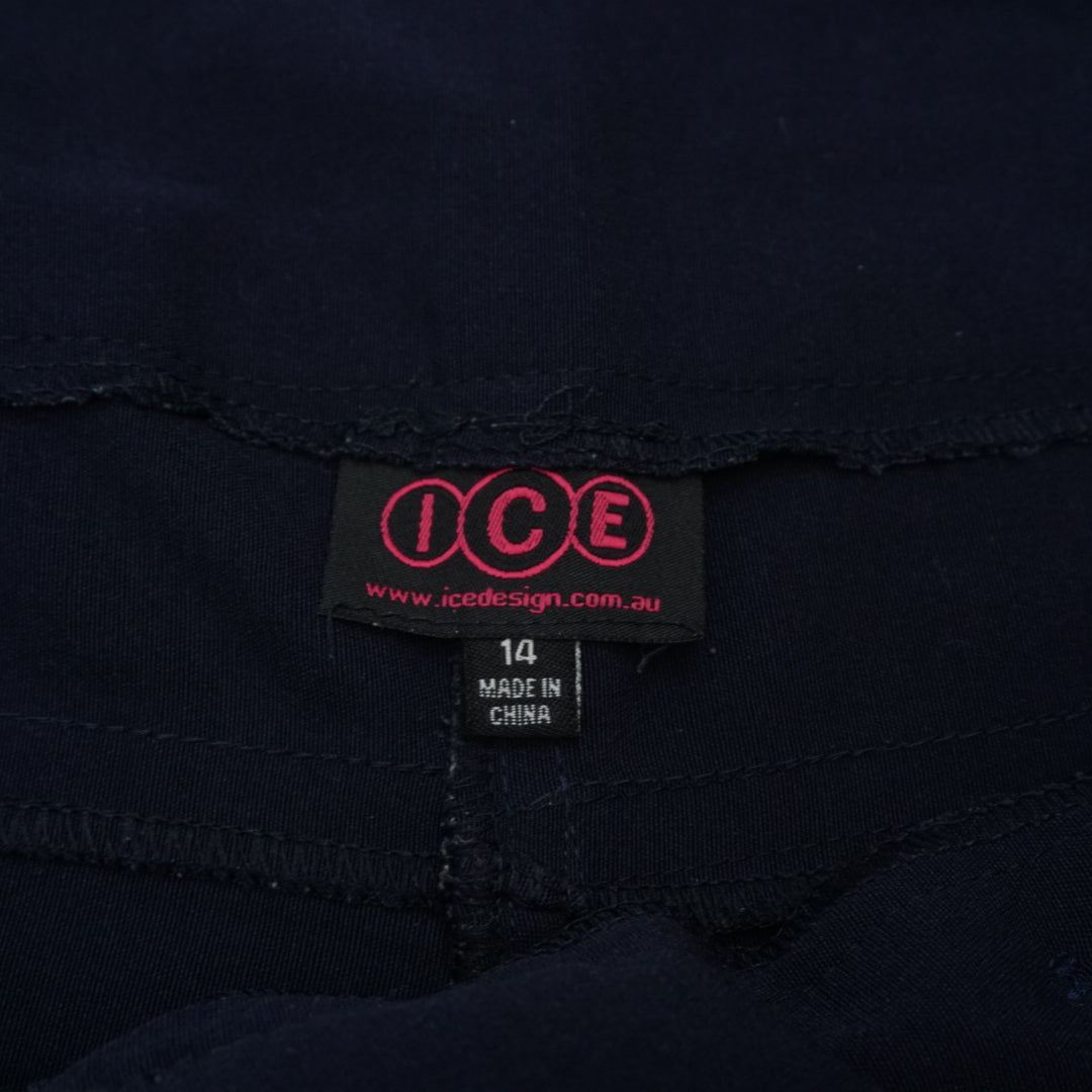 Ice Flare Navy Pants