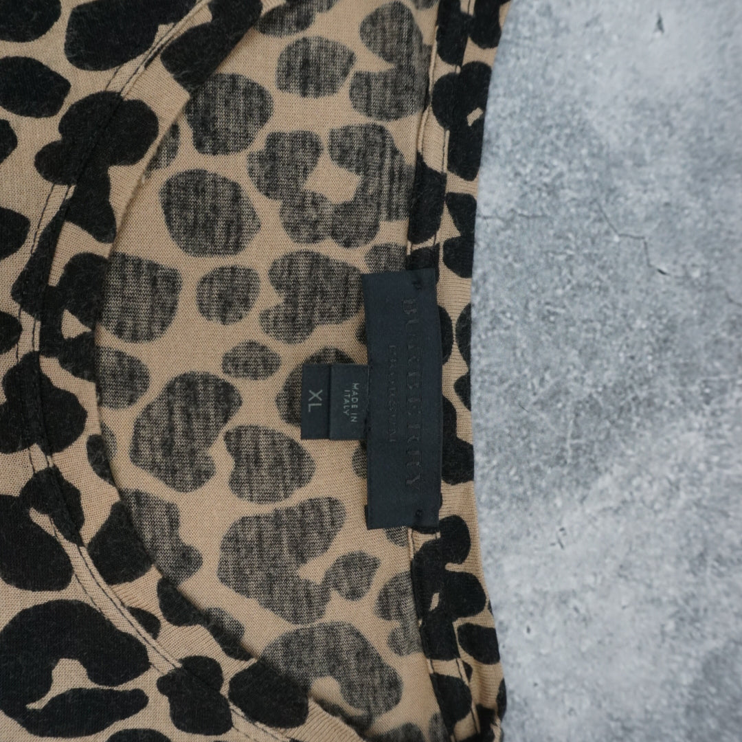 Burberry Leopard Print Top