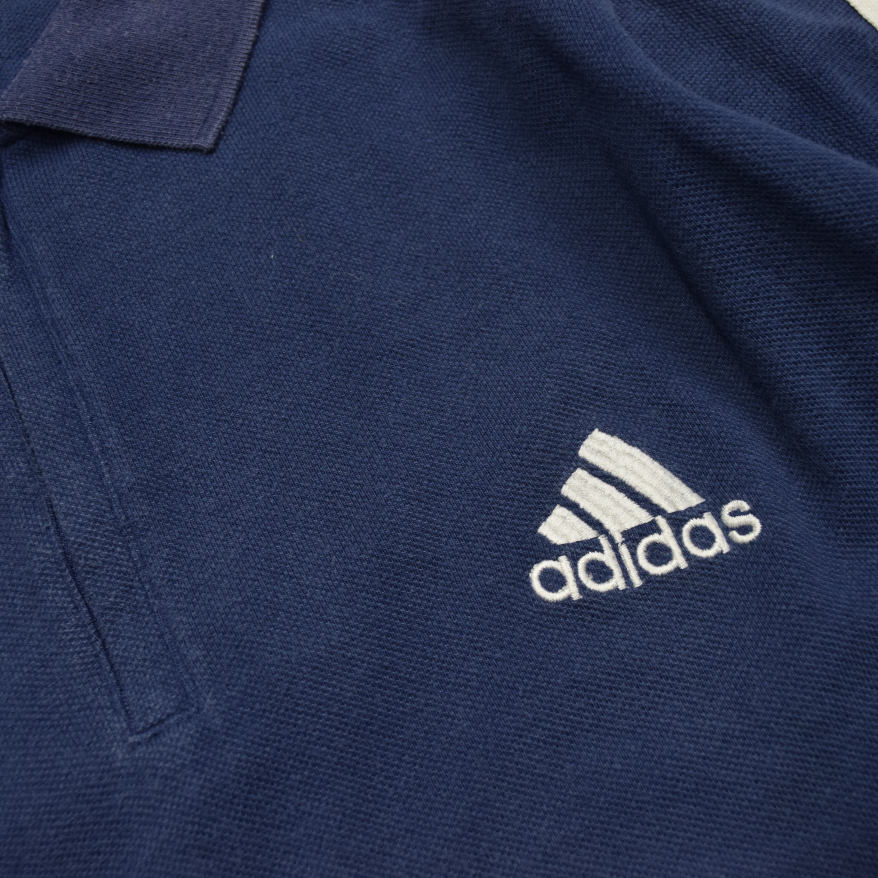 2000s Adidas Zip Up Polo