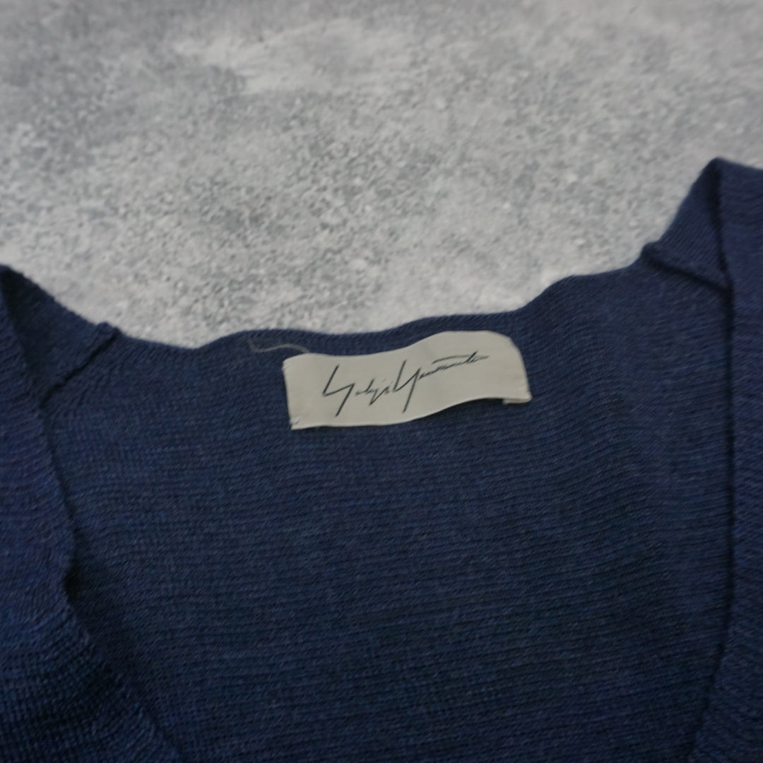 Yohji Yamamoto Open Front Wool Cardigan