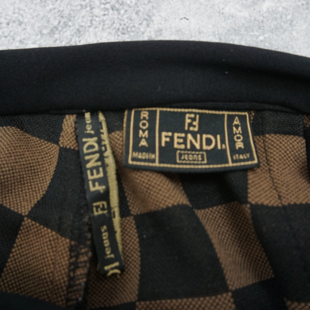 90s Fendi Tailored Mini Skirt
