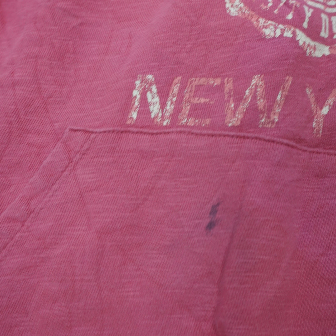 2000s Aeropostale Short Sleeve Graphic Hoodie