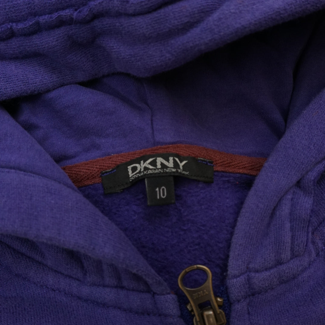 2000s DKNY Sleeveless Graphic Hoodie