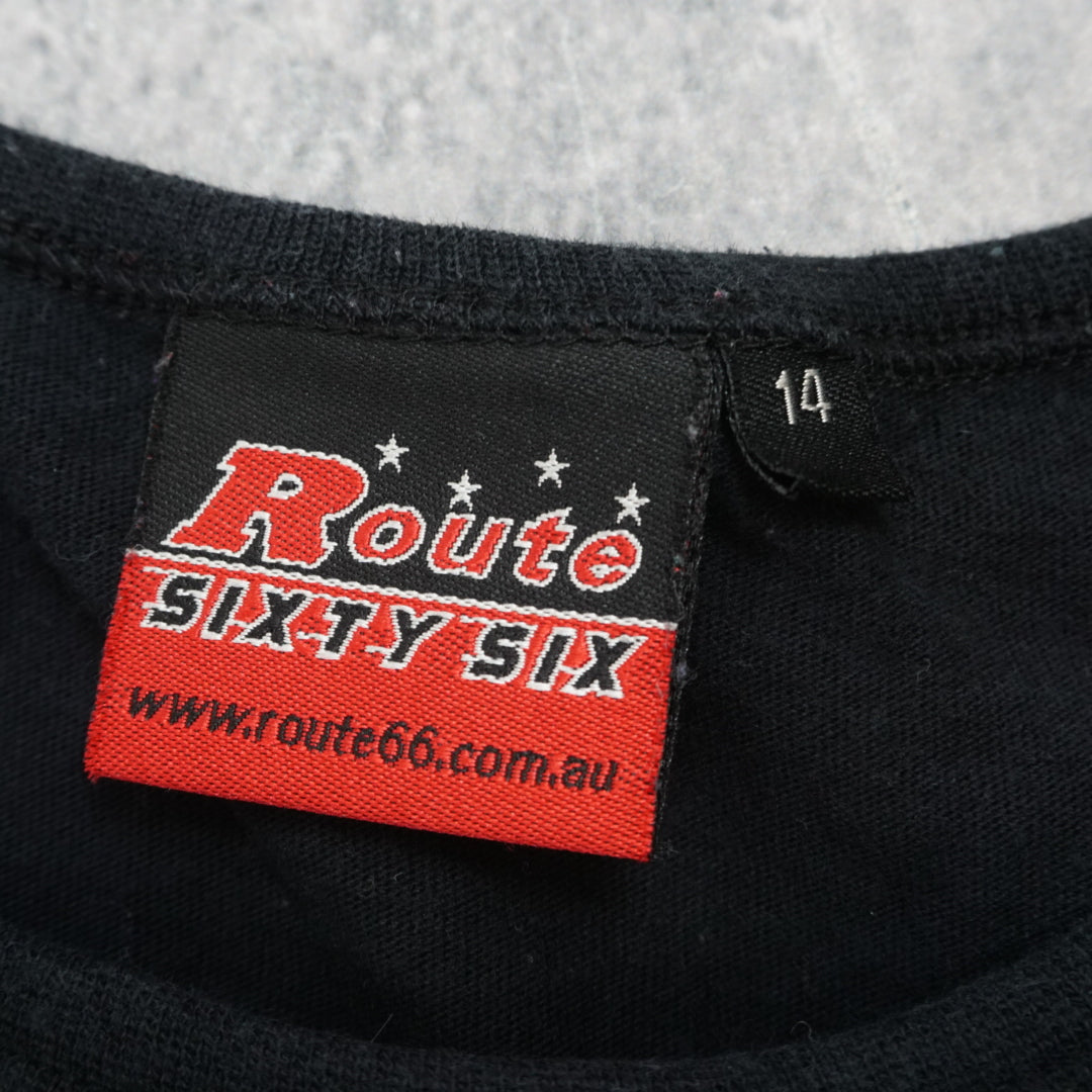 2000s Route 66 Ace Of Spades Graphic Top