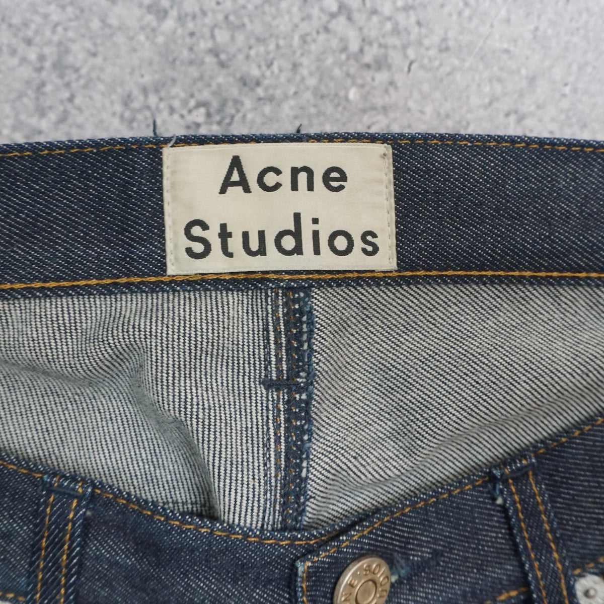 Acne Studios Max Raw Selvedge Jeans