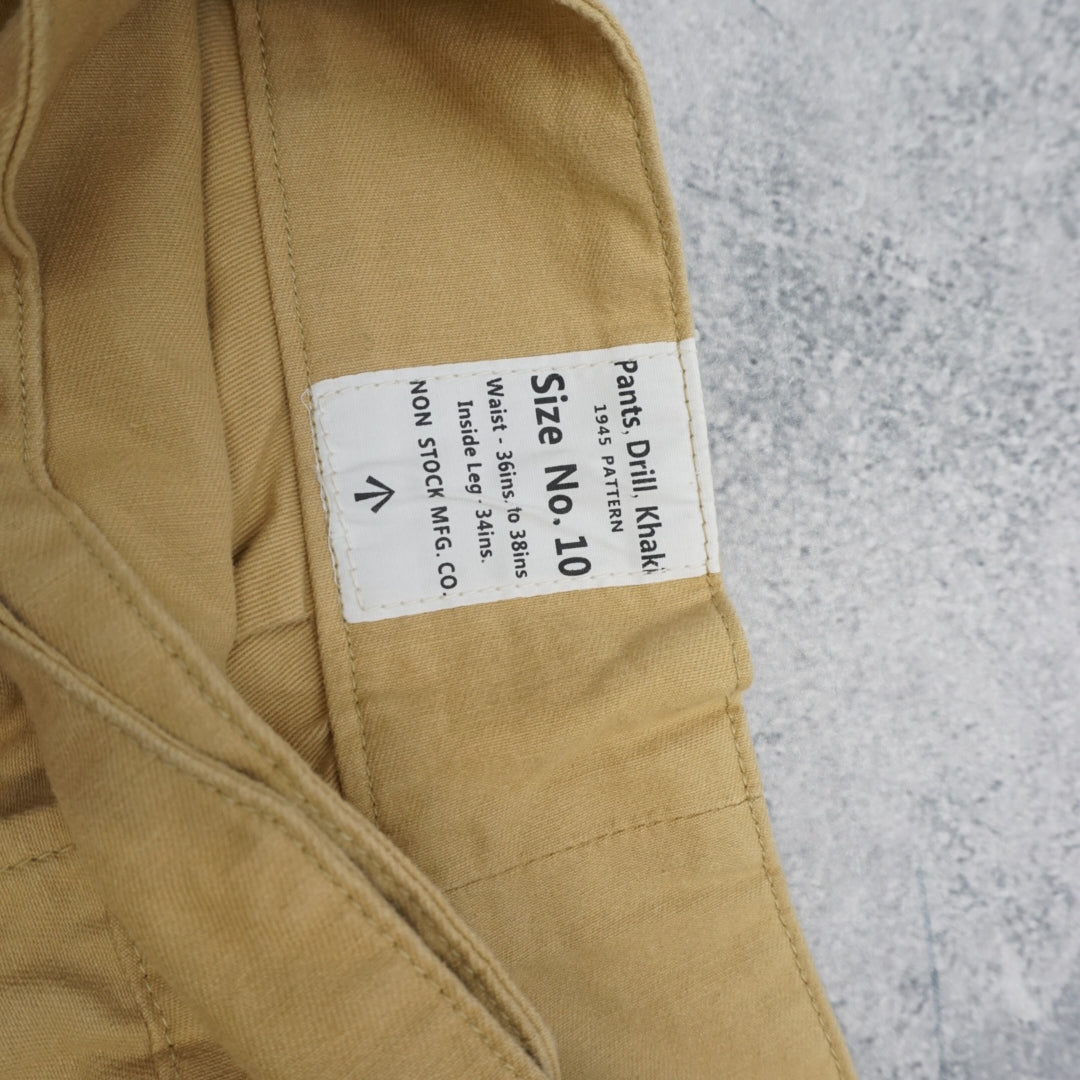 Non Stock Mfg Co. Drill Khaki Shorts