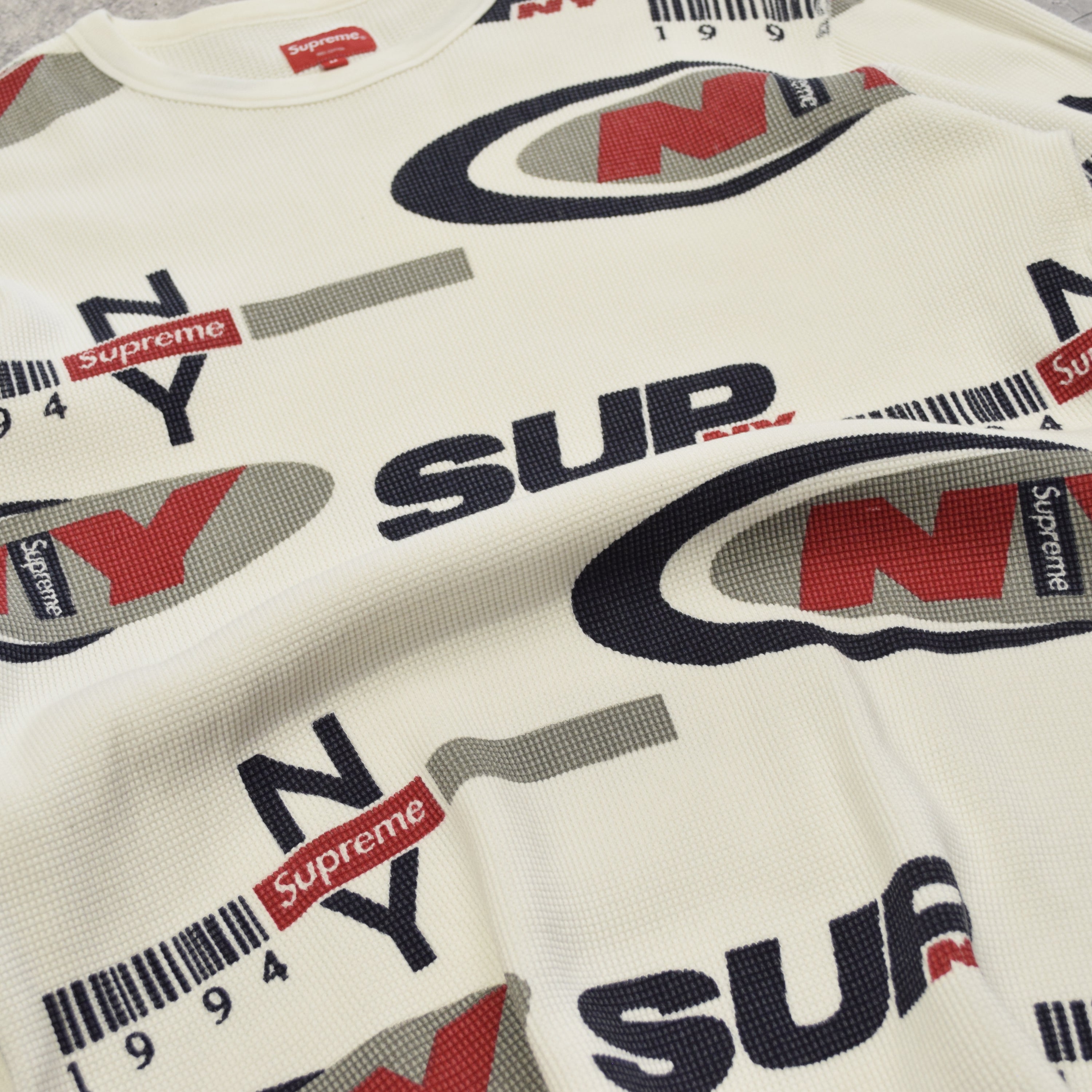 Supreme Waffle Knit Thermal T-Shirt