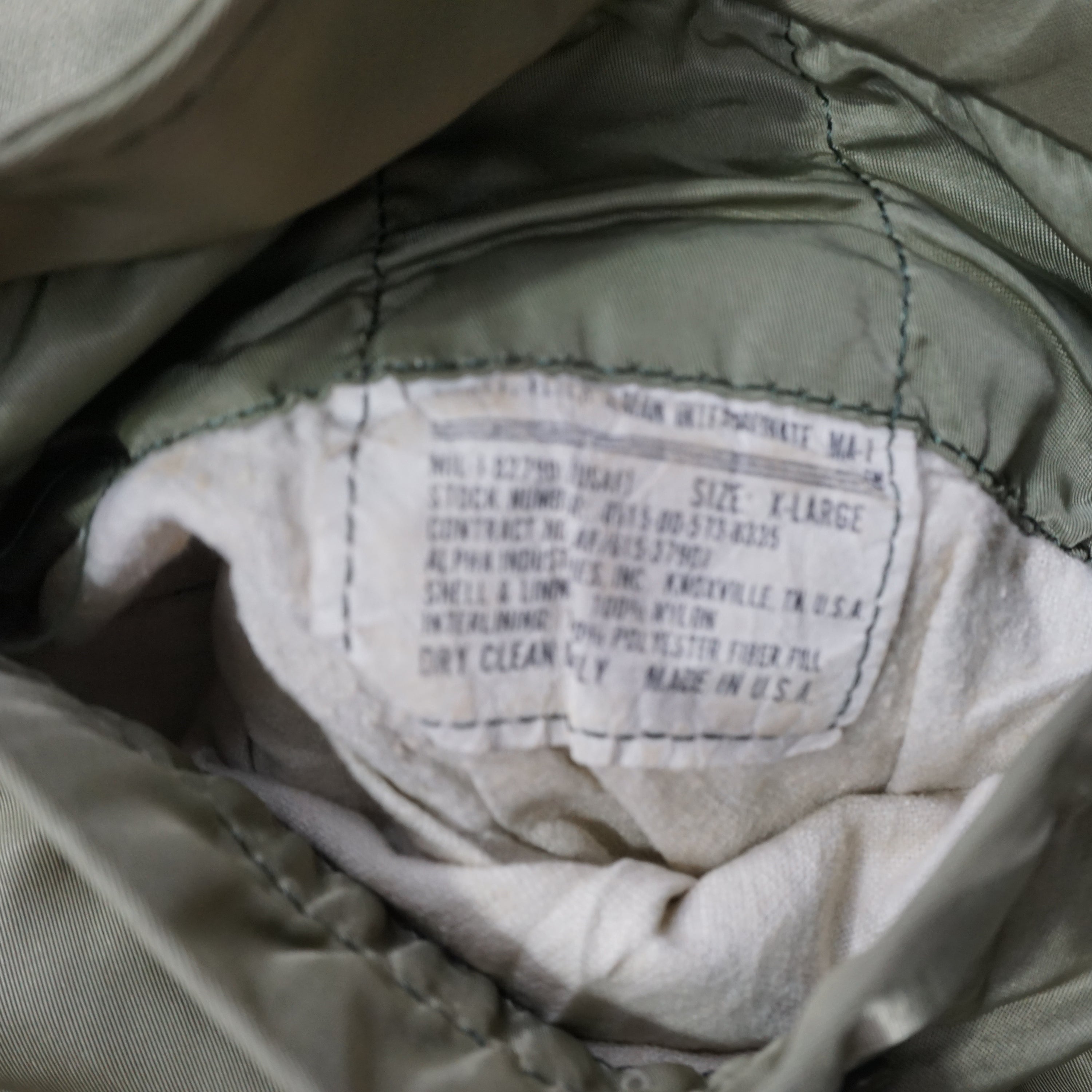 2000s Alpha Industries Authentic Military Bomber Jacket