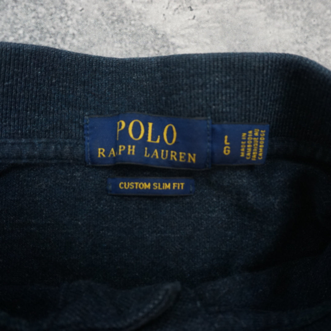 Polo Ralph Lauren Long Sleeve Custom Slim Fit Polo