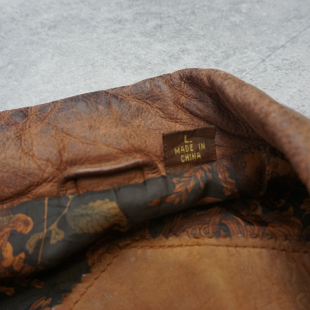 90s Leather Suede Jacket