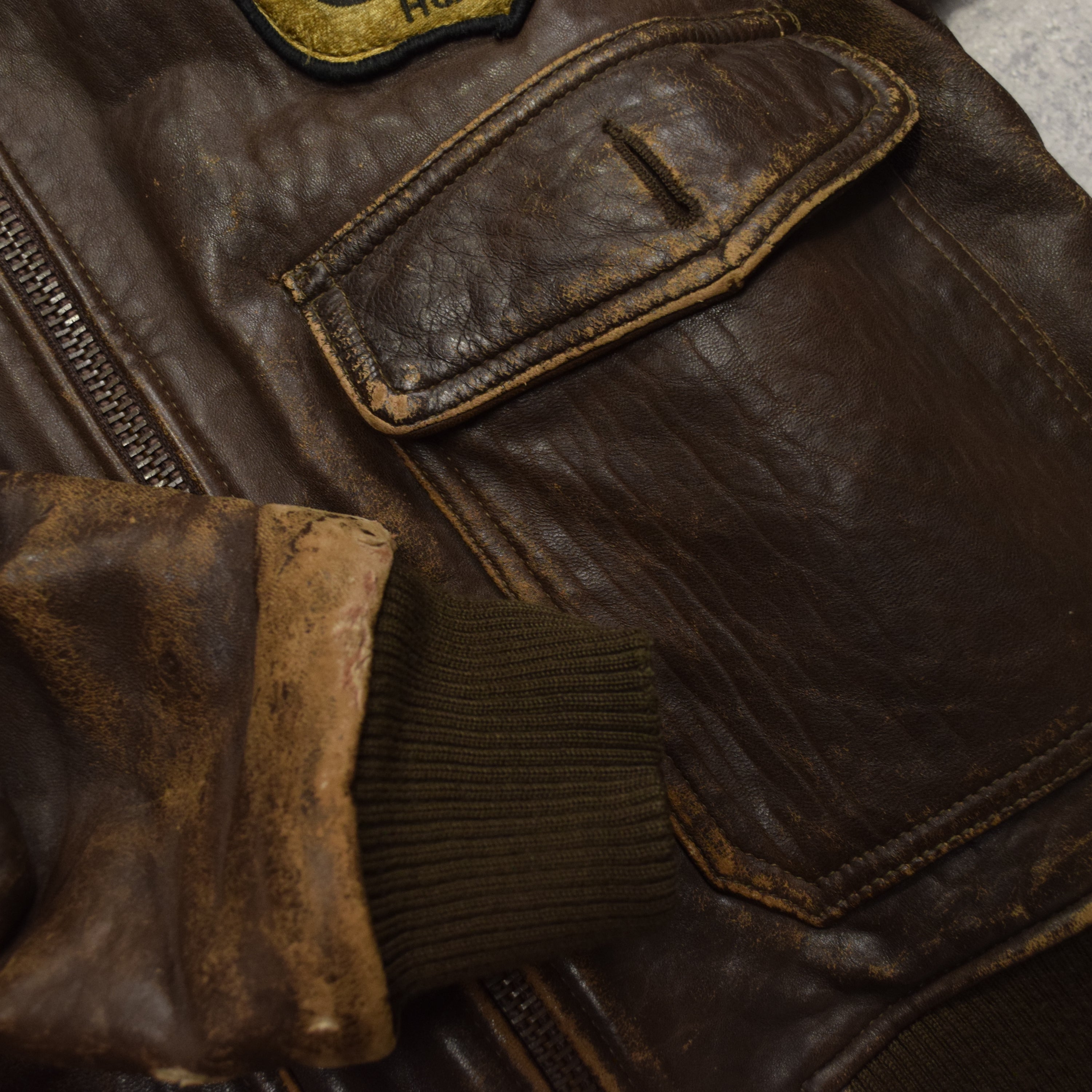 2000s Avirex Type G-1 Leather Jacket