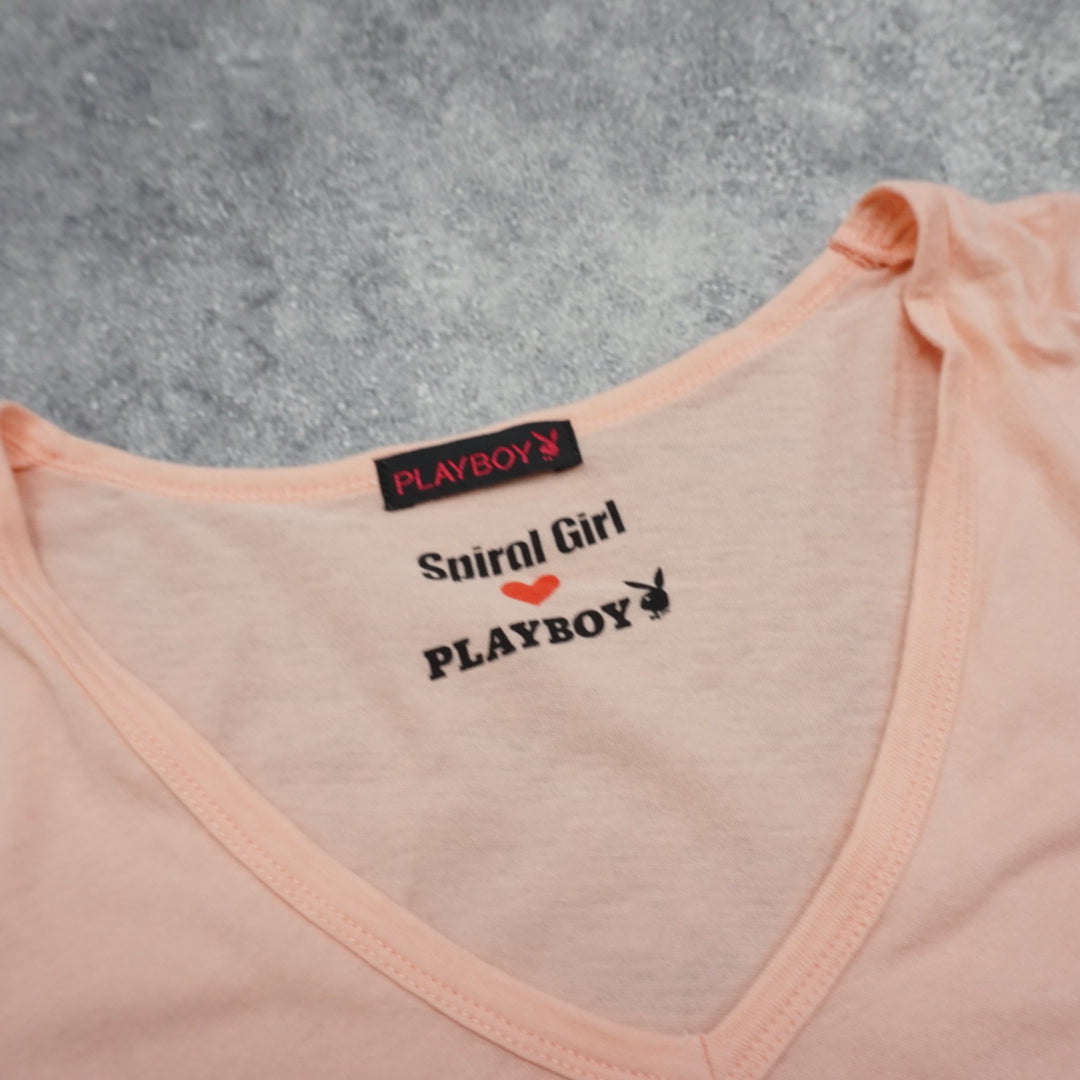 2000s Playboy Spiral Girl Top