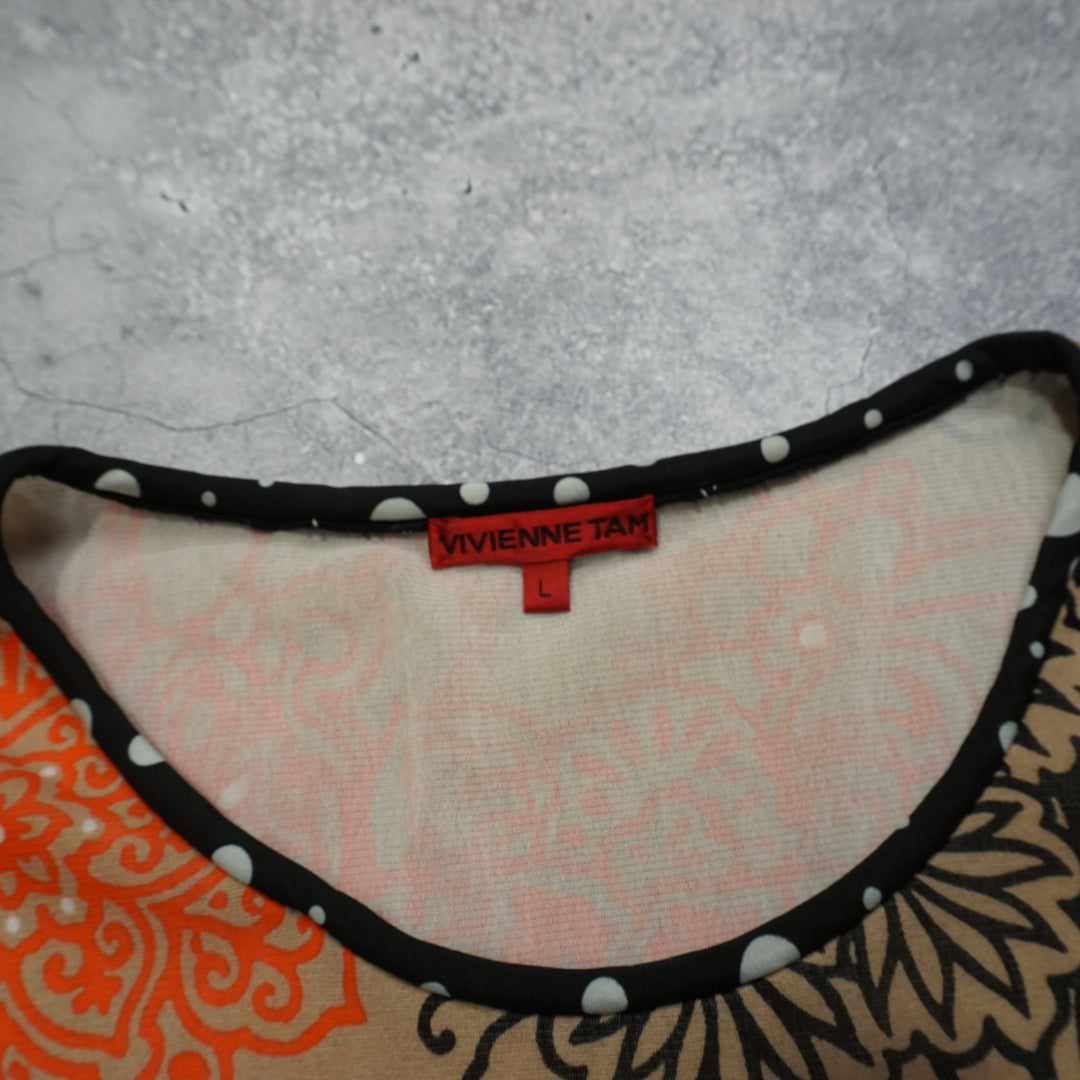 2000s Vivienne Tam Patterned Top